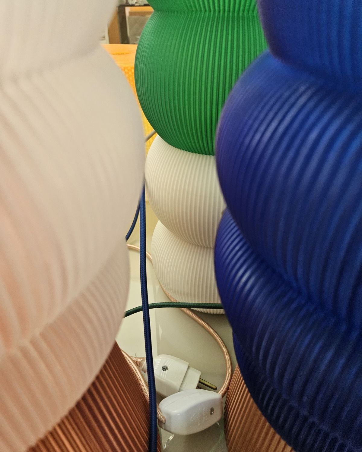 Cúpulas Parnamirim em branco, verde e azul