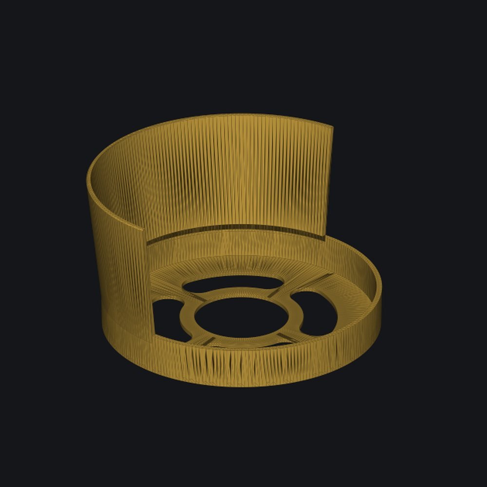 Protetor em PETG para detector de fumaça óptico